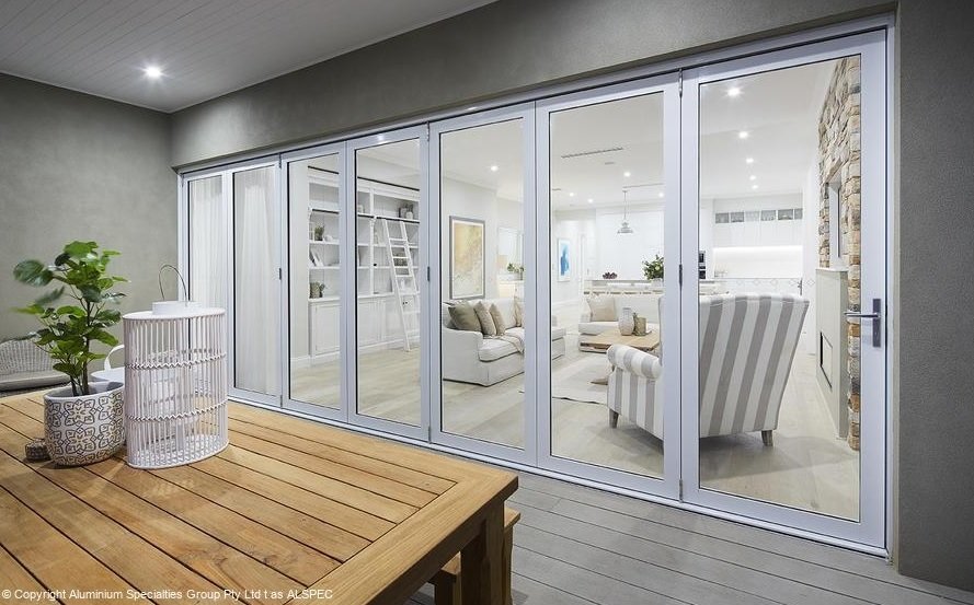 Aluminium Bi-fold Doors View